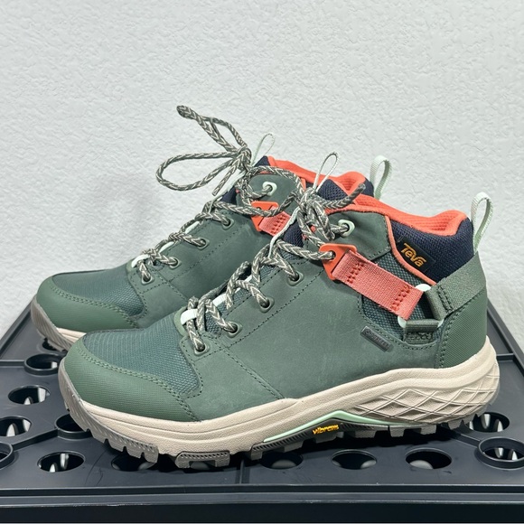 NEW TEVA THYME Green Grandview GORE-TEX GTX Vibram Megagrip Hiking Boot 7.5 - Picture 7 of 13